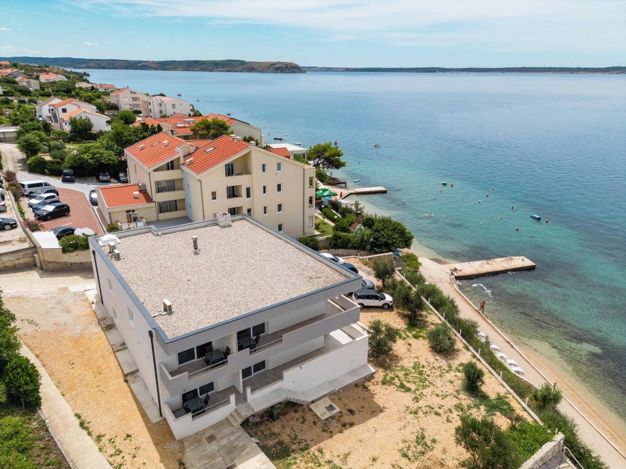 Beachfront Apartments Tic With Seaview Miletici Экстерьер фото
